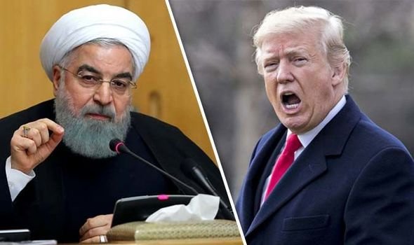 Donald Trump and Iranian president Rouhani have clashed over protests 898803