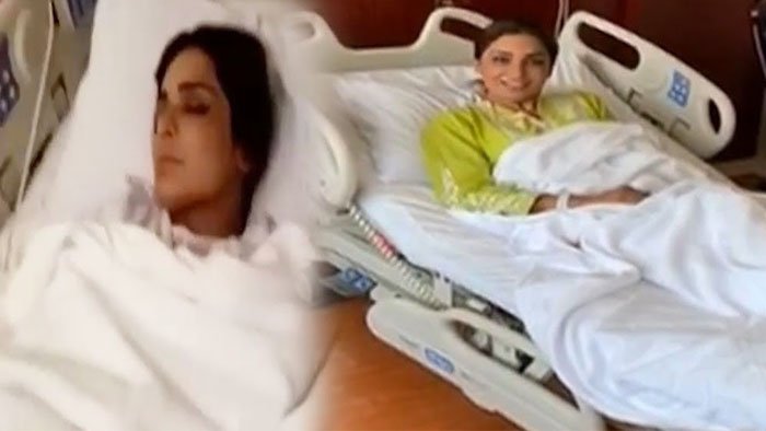 میرا دبئی میں آپریشن کے بعد بہتر ہے 1 Meera admitted to hospital in Dubai