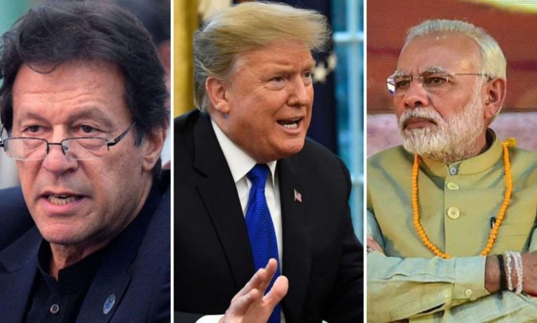 ٹرمپ کی پھر پاک بھارت ثالثی کی پیشکش 1 trump india pakistan 1