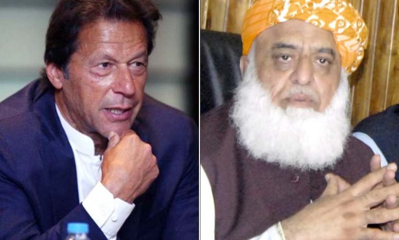 کپتان نے مولانا کے بارے لہجہ تبدیل کرنے سے انکار کر دیا 1 imran Mualana