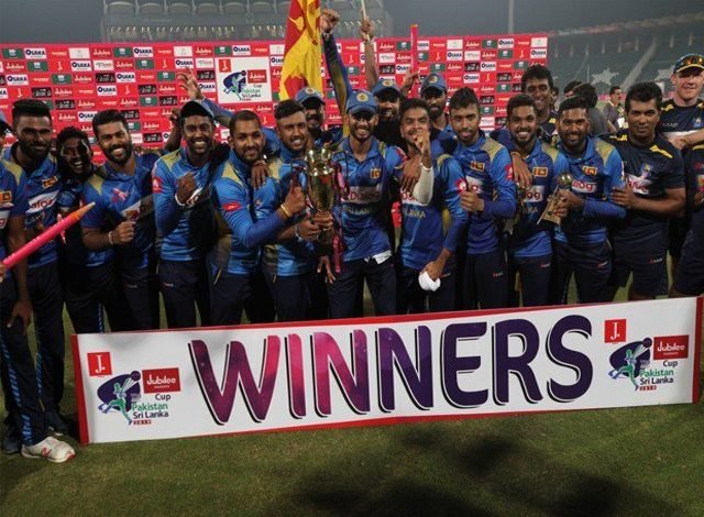 سری لنکا نے پاکستان کو وائٹ واش کر دیا 1 win lanka