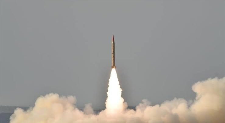 پاکستان کا زمین سے سمندر میں مار کرنیوالے میزائل کا کامیاب تجربہ 1 Missile Test