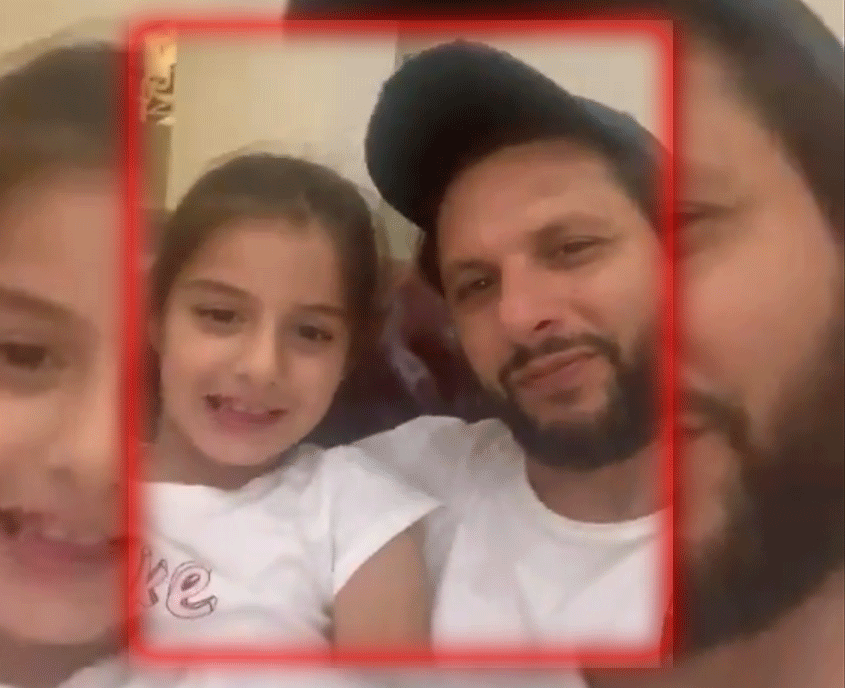 شاہد آفریدی کی بیٹی کی خوبصورت نظم وائرل 1 Shahid Afridi