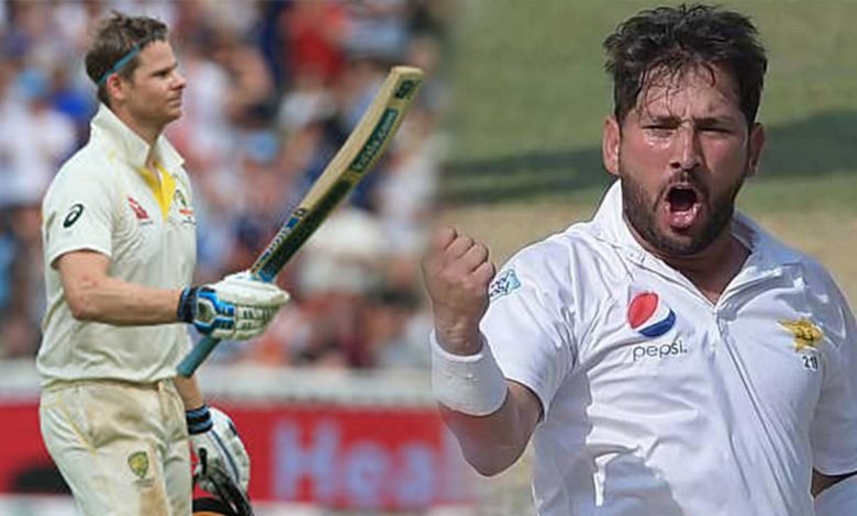 یاسر شاہ نےاسٹیو اسمتھ کو دوڑنے پر مجبور کردیا 1 Yasir shah