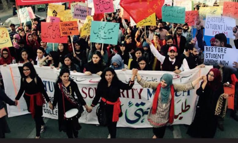 سٹوڈنٹ یونینز کی بحالی کے لئے 25 طلبہ تنظیمیں متحرک 1 unk