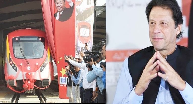 بر سر اقتدار آنے کے بعد اورنج ٹرین منصوبہ سود مند ہو گیا 1 orange line
