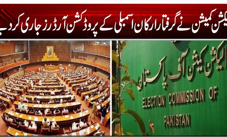 الیکشن کمیشن نے گرفتار ارکان اسمبلی کے پروڈکشن آرڈرز جاری کردیے 1 ECP asssasdfassdfsad