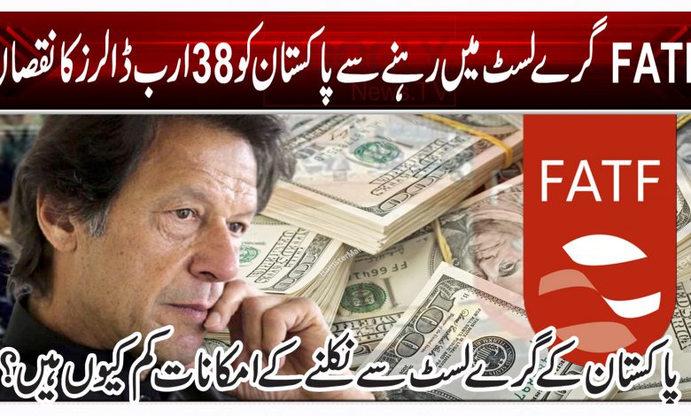 FATF گرے لسٹ میں رہنے سے پاکستان کو 38 ارب ڈالرز کا نقصان 1 hhyt