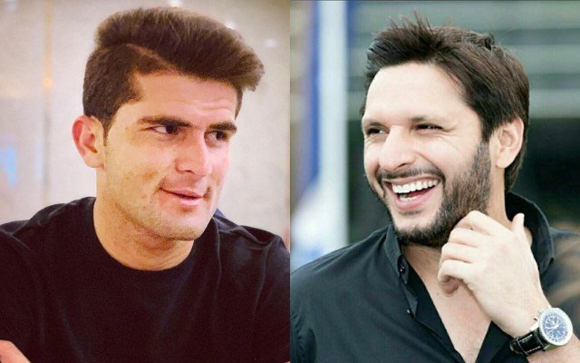 Shaheen Afridi and Shahid Afridi