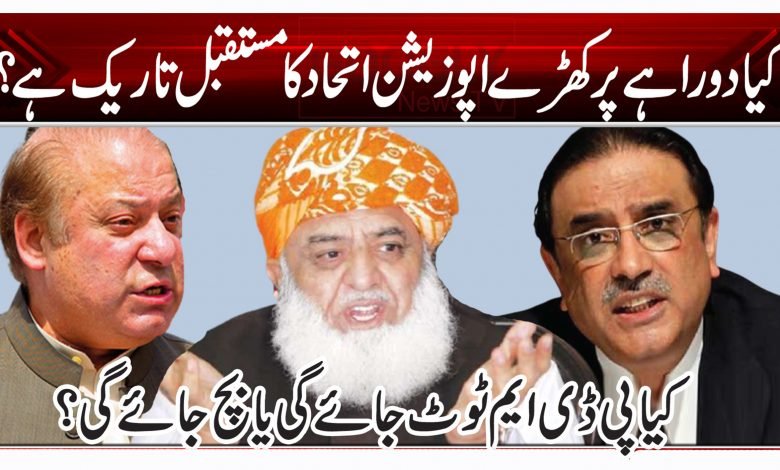 کیا دوراہے پر کھڑے اپوزیشن اتحاد کا مستقبل تاریک ہے؟ 1 nggt
