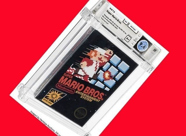 سپرماریو برادرز کا 35 سال پرانا نایاب گیم دس کروڑ روپے میں نیلام 1 18 supermarios 161