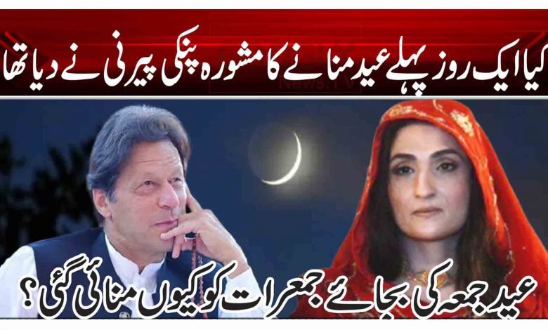 کیا ایک روز پہلے عید منا نے کا مشورہ پنکی پیرنی نے دیا تھا؟ 1 1 24