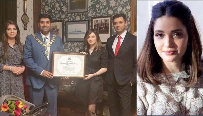 Why did the British mayor award Armina a certificate?