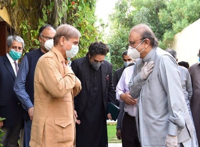 Shehbaz meets Zardari Bilawal H