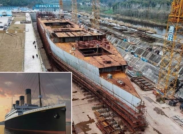 چین میں ٹائٹینک کی نقل بمطابق اصل پر تیزی سے کام جاری 1 According to the replica of the Titanic in China, work on the original is in full swing