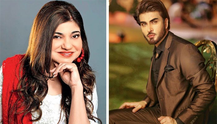 Indian singer Alka Yagnik has fallen in love with actor Imran Abbas