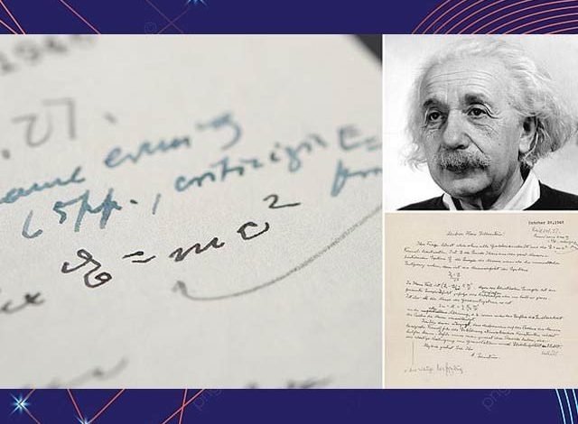 Einstein's letter on energy equivalent auctioned for لاکھ 1.2 million