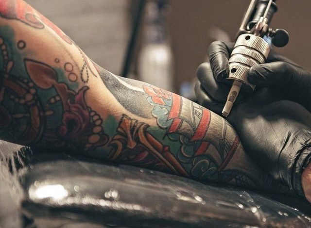 The 55-year-old grandmother filled her whole body with tattoos