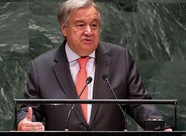 جنرل سیکریٹری اقوام متحدہ کا فلسطین اور اسرائیل سے فوری جنگ بندی کا مطالبہ 1 UN Secretary-General calls for immediate ceasefire with Palestine and Israel