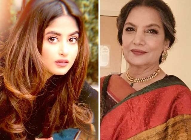 Senior Bollywood actress Shabana Azmi also fell in love with the beauty of Sajjal Ali