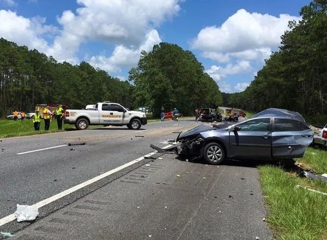 Horrific traffic accident in the United States