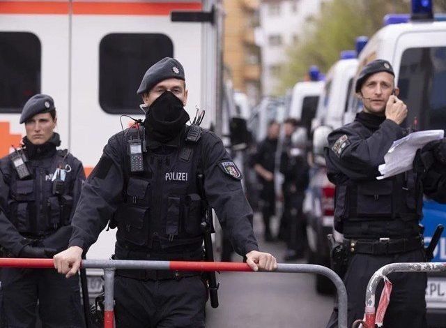 A knife-wielding man attacked, killing three and wounding five