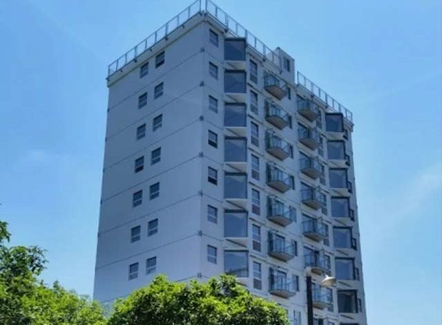 Ten storey building built in one day