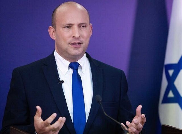 The new prime minister also began threatening the Palestinians