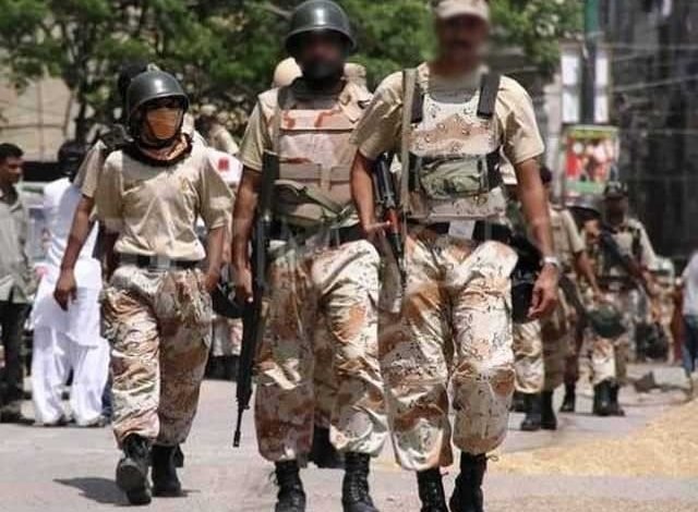 Rangers officer suspended for extortion in Karachi
