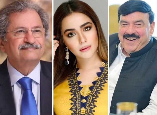 Shafqat Mahmood and Sheikh Rashid are both actors