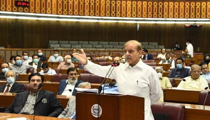 After three days of rioting, Shahbaz Sharif's speech on the budget finally criticized the government