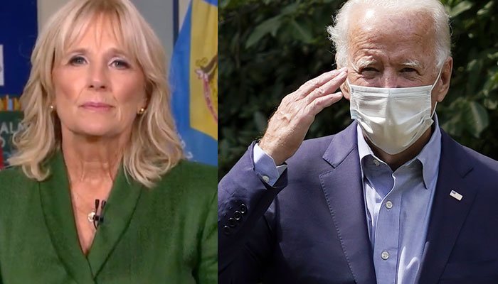 The US president had to salute his wife's scolding, Joe Biden