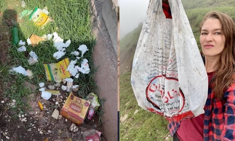 Villager Rozi Gabriel resents the attitude of tourists in Hunza