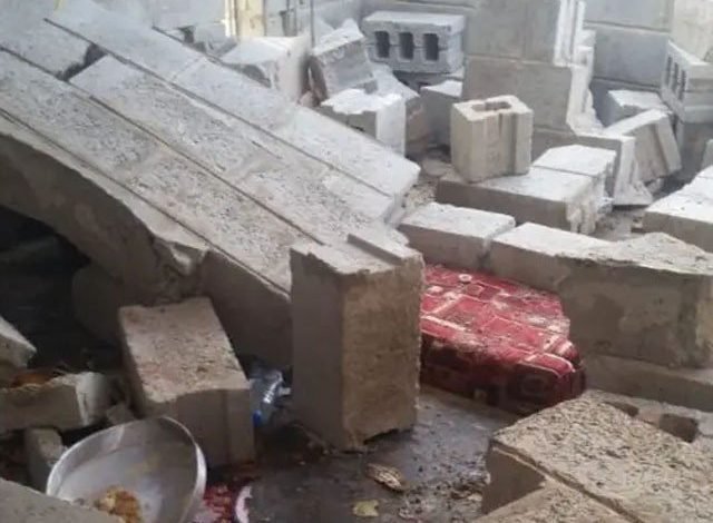 Four women, including a bride, were killed when a wall collapsed during a wedding ceremony