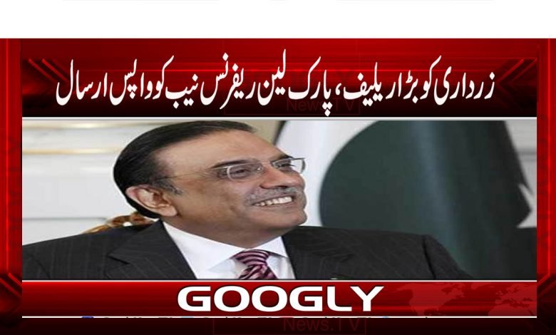 Asif Ali Zardari sent back to NAB News