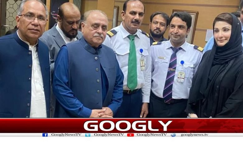مریم نواز عمرے کی ادائیگی کیلئےجدہ پہنچ گئیں 1 Maryam Nawaz Reached Jeddah For Umrah