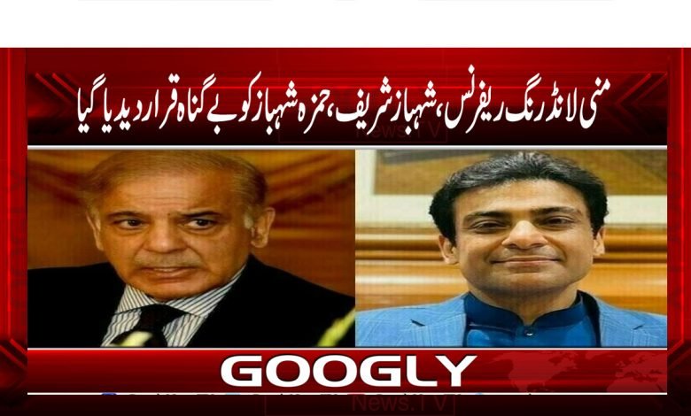 منی لانڈرنگ کیس میں شہباز شریف، حمزہ شہباز بے گناہ قرار 1 Money Laundering thmb