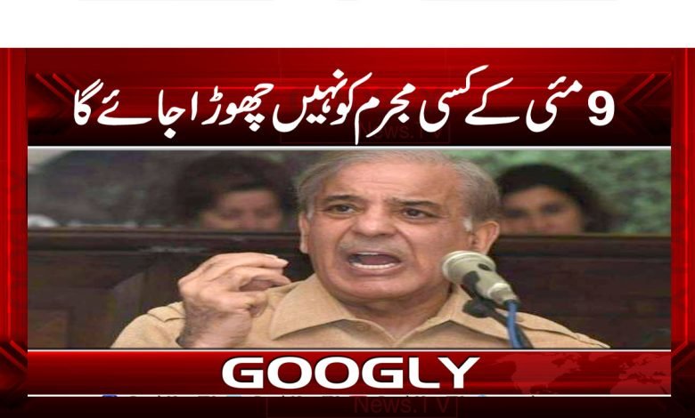 9مئی کے کسی مجرم کو نہیں چھوڑا جائے گا 1 Shahbaz sharif 2