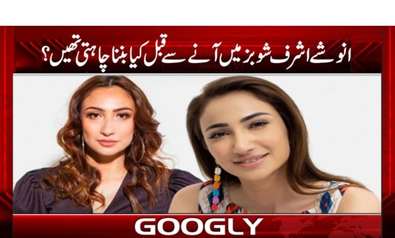 اداکارہ انوشے اشرف شوبز میں آنے سے قبل کیا بننا چاہتی تھیں؟ 1 anusy