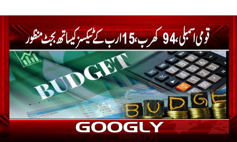National Assembly Budget 2023-24 With Taxes