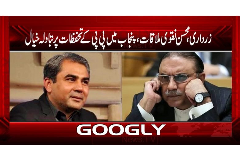 Zardari Meet Mohsin Naqvi News
