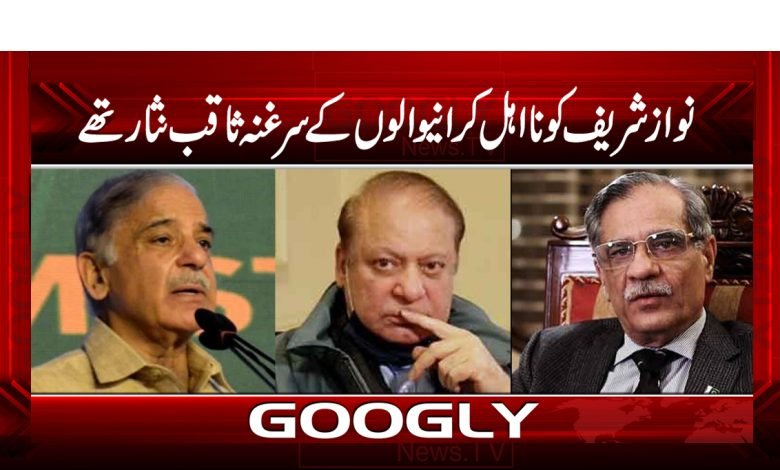 نوازشریف کو نااہل کرانے والوں کے سرغنہ ثاقب نثار تھے 1 shbaz 11