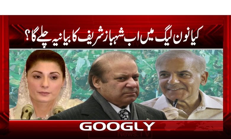 کیا نون لیگ میں اب شہباز شریف کا بیانیہ چلے گا؟ 1 PMLNNN