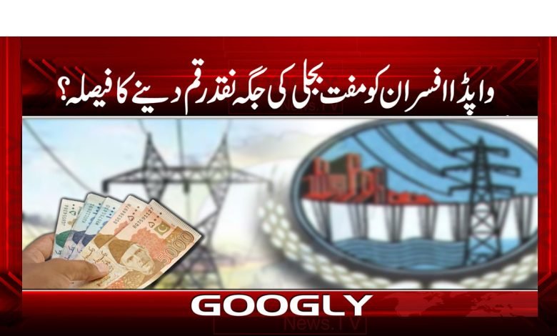 MoneyGet WAPDA Officer Lieu Free ElectricityUrdu