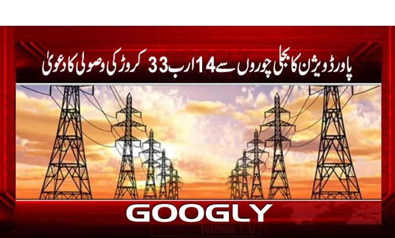 پاور ڈویژن کا بجلی چوروں سے 14ارب 33کروڑ کی وصولی کادعویٰ 1 bijli