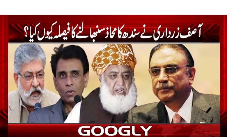 آصف زرداری نے سندھ کا محاذ سنبھالنے کا فیصلہ کیوں کیا؟ 1 zarda