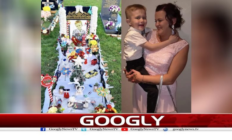 بیٹے کی قبر کو سجانے کیلیے ماں نے قانون سے ٹکر لے لی 1 Mother Clashed Son News Urdu