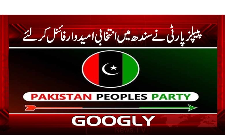 PPP Finalized Election News Urdu