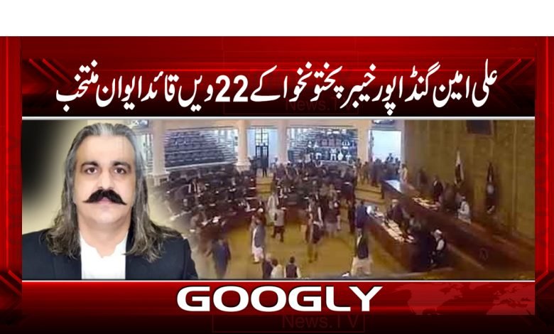علی امین گنڈا پور خیبرپختونخوا کے22ویں قائد ایوان منتخب 1 ali