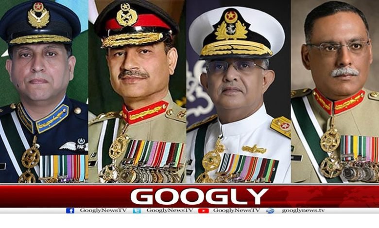 مسلح افواج کے سربراہان کی قوم کو یوم پاکستان کی مبارکباد 1 army 6